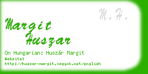 margit huszar business card